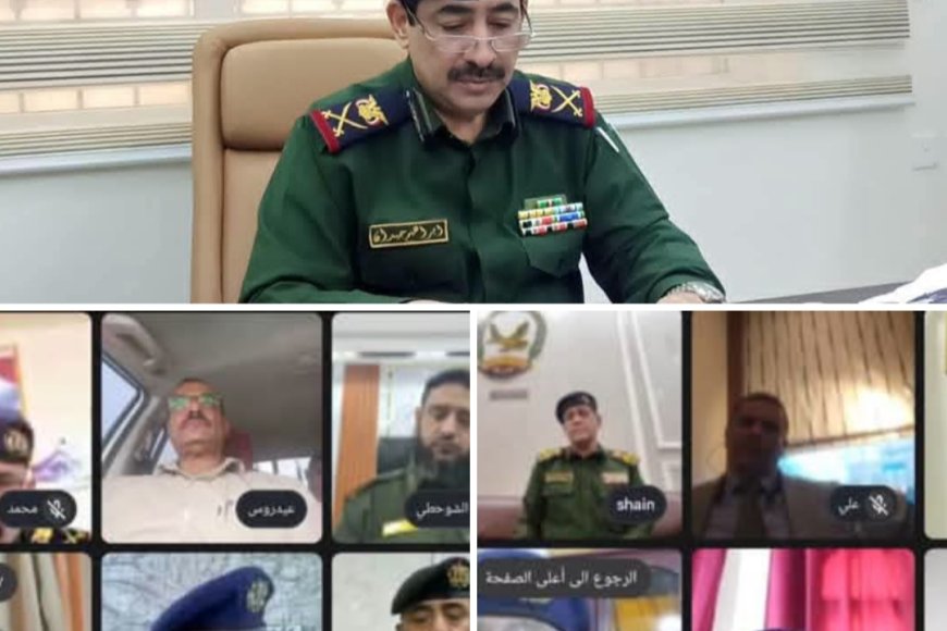 وزير الداخلية يترأس اجتماعاً طارئاً لمدراء الشرطة في المحافظات المحررة لمناقشة المستجدات الأمنية