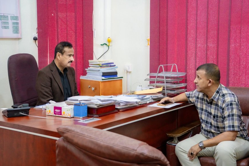 المحافظ بن الوزير يطّلع على نشاط مكتب الشباب والرياضة ويوجّه بانطلاق بطولة أندية المحافظة للدرجة الثالثة.