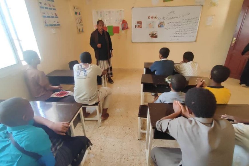 وكيل نيابة الأحداث يتفقد أوضاع النزلاء في دار رعاية الأحداث بساحل حضرموت
