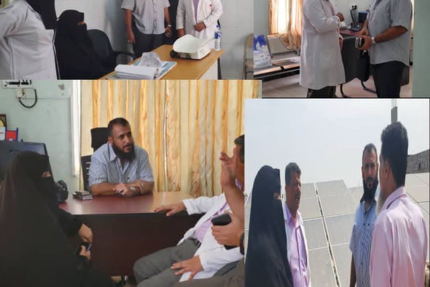 مدير عام مديرية التواهي يتفقد المجمع الصحي القلوعة ويؤكد دعم القطاع الصحي والارتقاء بالخدمات الطبية