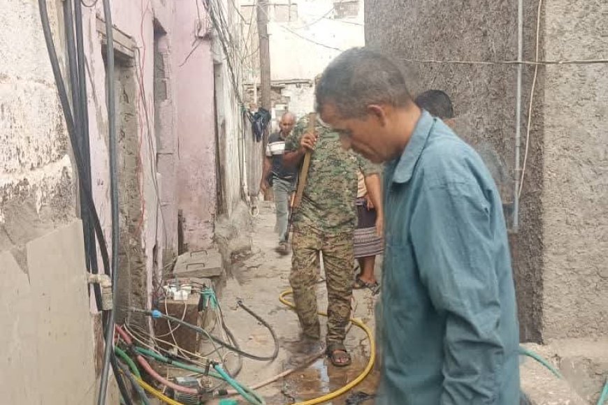 المعلا تتحرك ميدانياً لقطع بيع المياه في الشريط الجبلي المعلا تتحرك ميدانياً لقطع بيع المياه في الشريط الجبلي