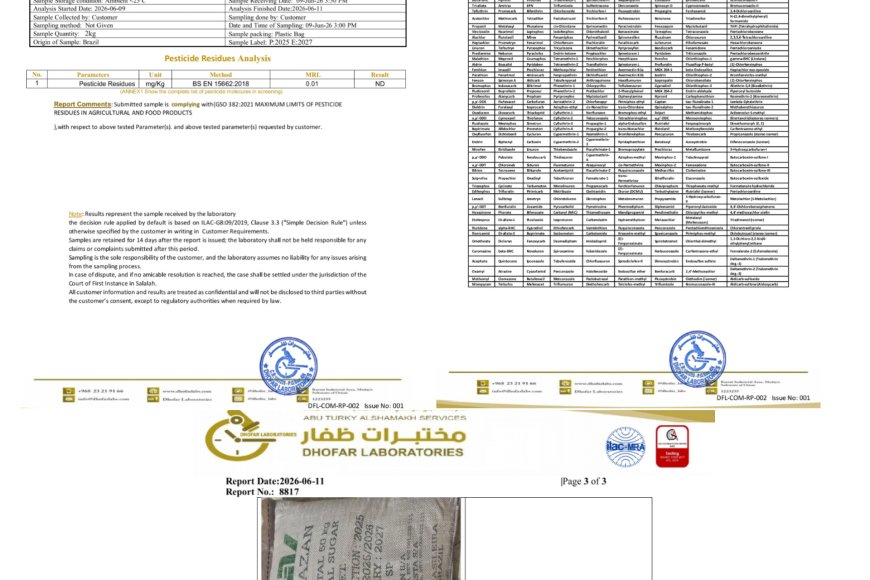 نتائج فحوصات مستقلة في سلطنة عُمان تنسف مزاعم احتواء سكر UB البرازيلي على عناصر سامة