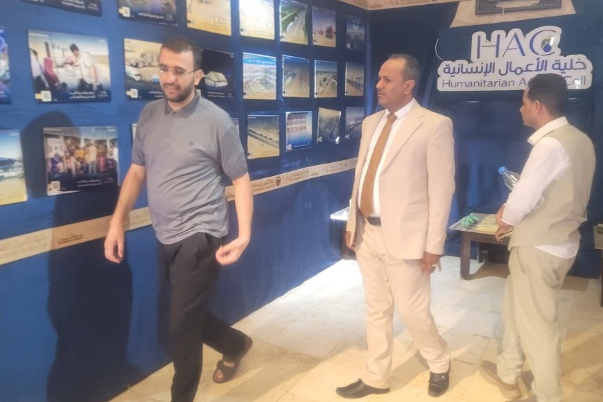 مدير عام الشؤون الاجتماعية والعمل بتعز يطّلع على مشاريع خلية الأعمال الإنسانية بالمخا