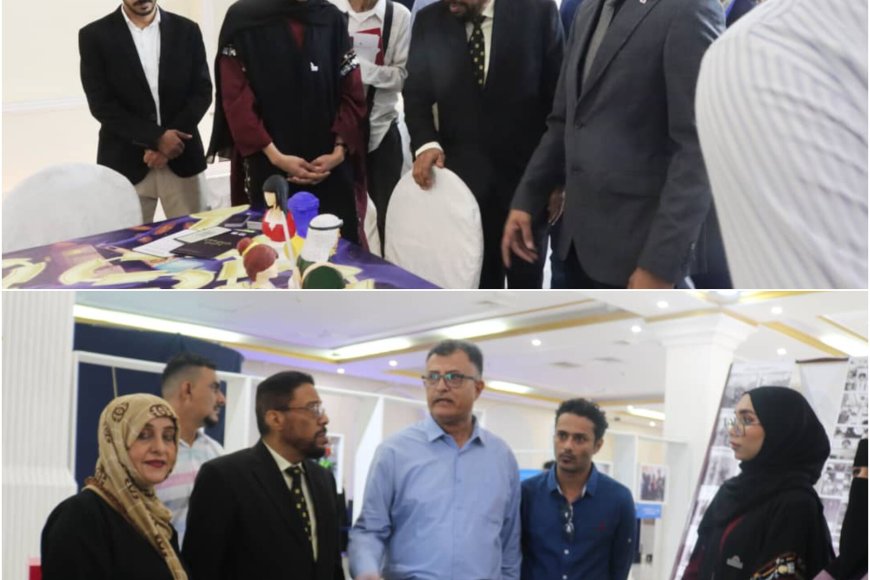 نائب وزير الثقافة يدشن معرض «أبعد من الحرب بقليل!» في عدن 