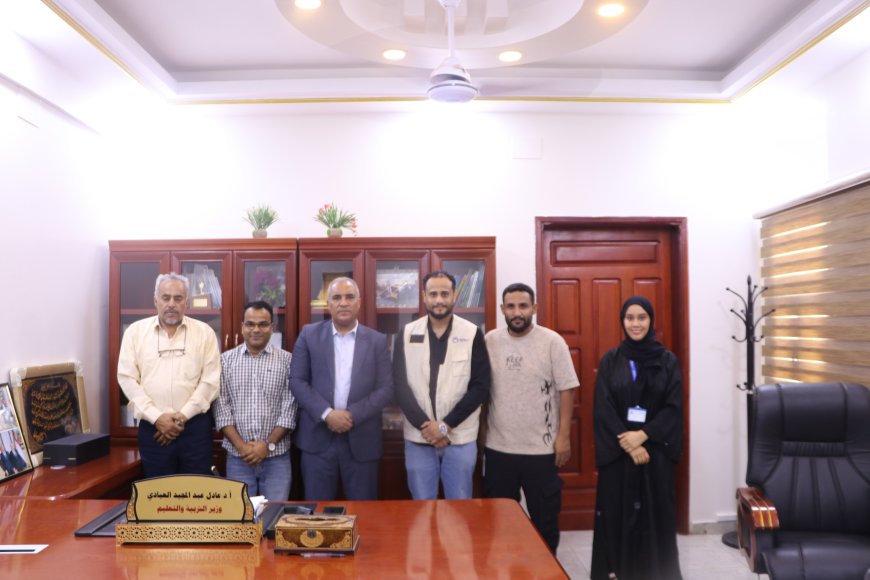 وزير التربية العبادي يبحث مع منظمة هاند كاب الدولية تعزيز التعاون في مجال التعليم الدامج