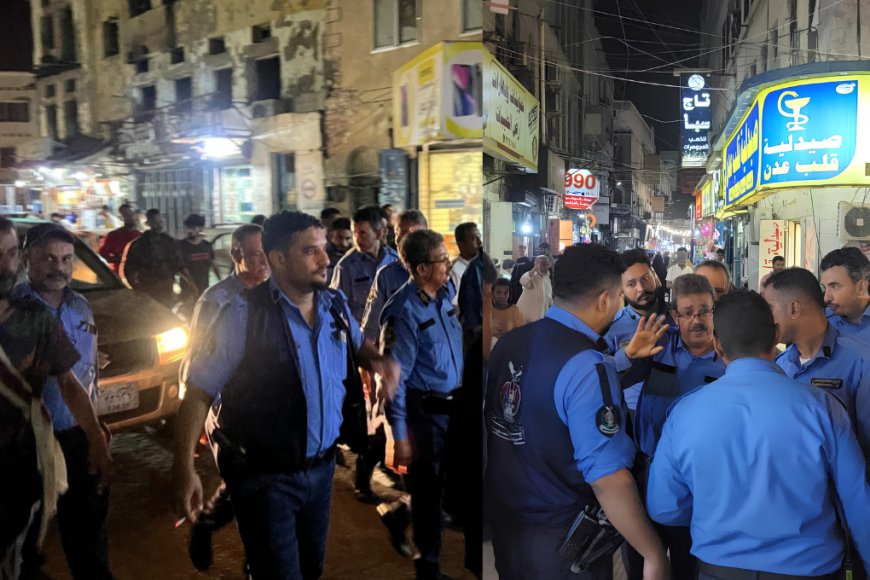 بقبضة النظام والقانون.. نائب شرطة سير العقيد عادل يقود حملة لإنهاء الفوضى في شوارع صيرة بعدن