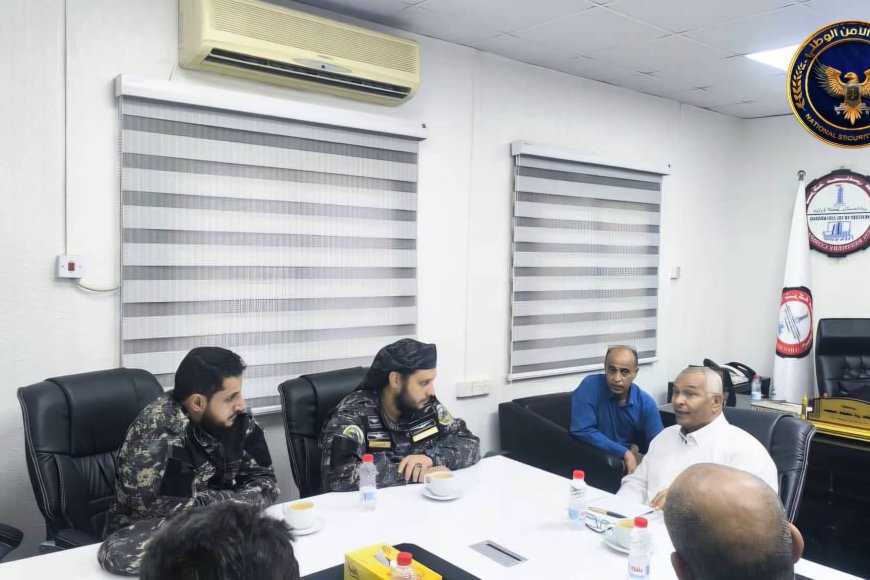 قائد قوات أمن المنشآت ومدير مصافي عدن يبحثان تعزيز إجراءات تأمين المصفاة