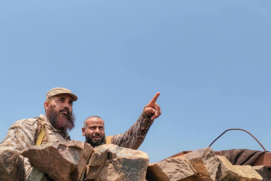 من جبهة الضالع ، اللواء حمدي شكري يشدد على رفع الجاهزية ويشيد بثبات الأبطال 