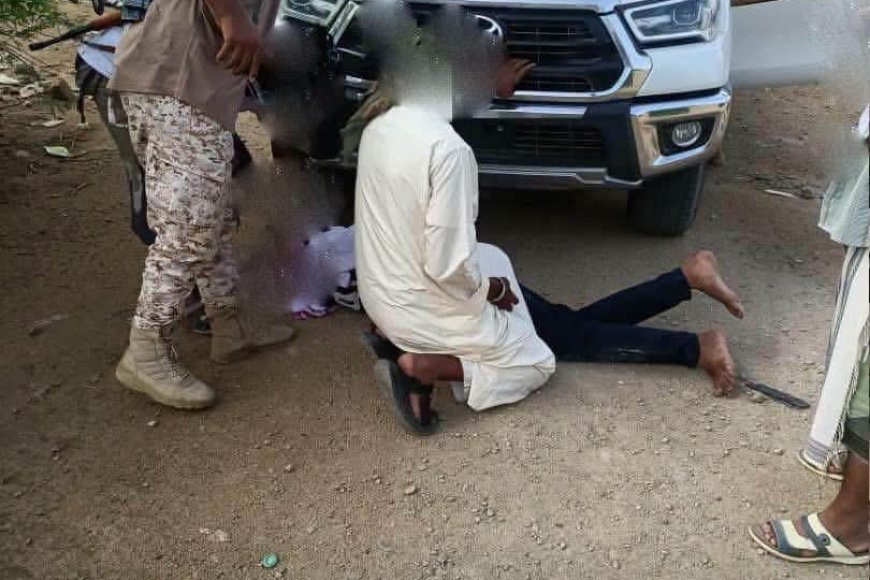 درع الوطن تضبط سيارة مسروقة بوادي حضرموت