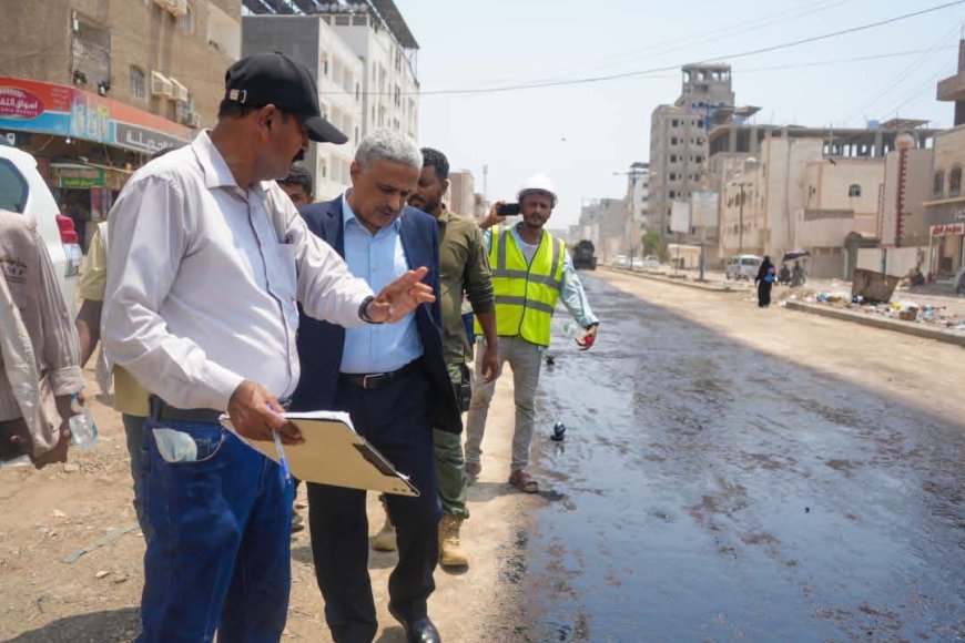 رئيس صندوق صيانة الطرق يتفقد مشروع طريق التقنية–إنماء ويتابع الاستعدادات لأعمال الإسفلت رئيس صندوق صيانة الطرق يتفقد مشروع طريق التقنية–إنماء ويتابع الاستعدادات لأعمال الإسفلت