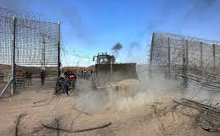 استغرق بناؤه أكثر من 3 سنوات، تكلفته فاقت مليار دولار، يحوي أسلحة يُتحكم فيها عن بعد.. "الجدار الحديدي" الذي اخترقه الفلسطينيون بسهولة