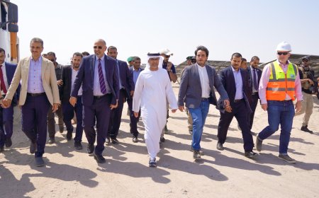 الزُبيدي يطّلع بمعية السفير الإماراتي على مستوى الإنجاز بمحطة الطاقة الشمسية في عدن