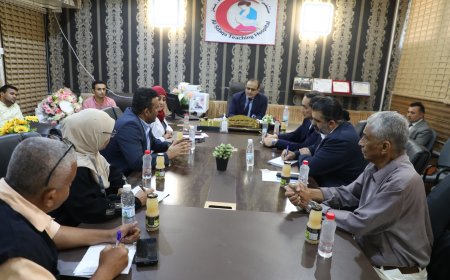 وزير الصحة يتفقد مستشفى الصداقة ويطلع على مركز عزل الاسهالات