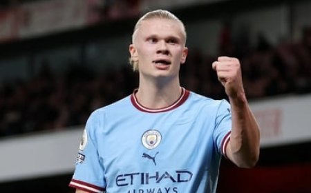 إيرلينج هالاند يثير قلق جماهير مانشستر سيتي