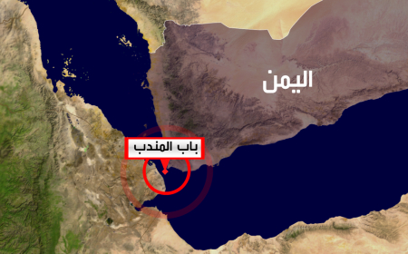 خطر جديد يهدد الملاحة البحرية في مضيق باب المندب