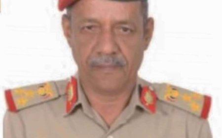 رئيس انتقالي حجر بحضرموت يبارك للواء طالب بارجاش بمناسبة تعيينه قائدا للمنطقة العسكرية الثانية