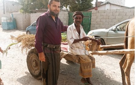 بائع اعلاف المواشي "سعيد الجمال "... قصة الكفاح في عدن