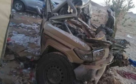 حادث مروري يودي بحياة شخص وإصابة اثنين اخرين في سيئون