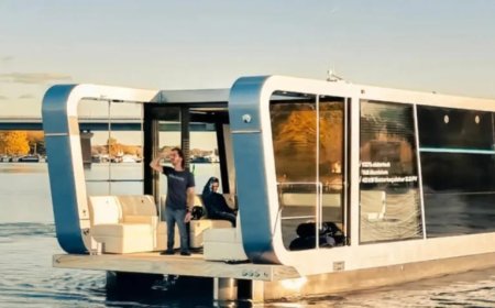 الصين تكشف عن بيت عائم يعمل بالطاقة الشمسية