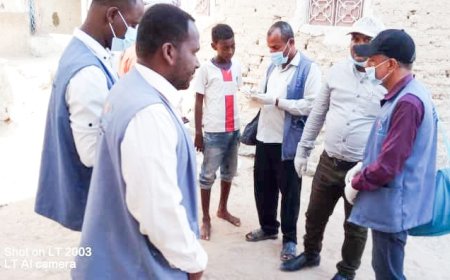 مدير صحة بروم ميفع بحضرموت يتفقد الوضع الصحي بعد تلقى بلاغ بحالات كوليرا جديدة