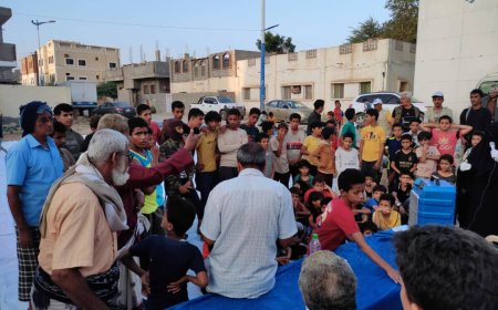 مبادرة سند المجتمعية تستمع لأبرز المشاكل التي يعاني منها حي  المثلث بجعار أبين