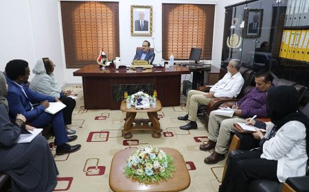 الوزير بحيبح يبحث مع ممثل صندوق الأمم المتحدة للسكان التدخلات في القطاع الصحي