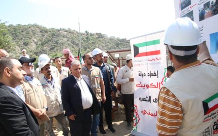 الكويتية للإغاثة تفتتح مشروع مياه السبيل بالقبيطة 