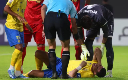 الكشف عن طبيعة إصابة رونالدو أمام بيرسيبوليس