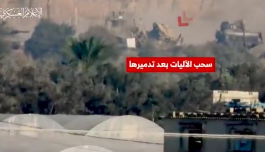 شاهد.. كتائب القسام تنشر مشاهد من تصدي مقاتليها لقوات الاحتلال شرق خانيونس