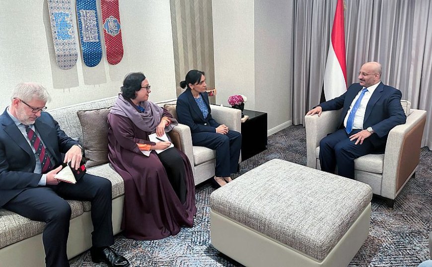 طارق صالح يجدد موقف مجلس القيادة الرئاسي والحكومة الداعم لجهود تحقيق السلام