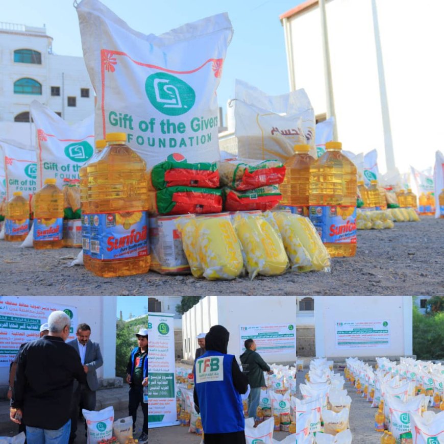 النوبة يدشن توزيع 3000 سلة غذائية لأسر ضحايا الحرب المدنيين