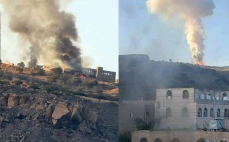 بالفيديو . أول تعليق (إسرائيلي) على الانفجارات العنيفة التي هزت معسكر فج عطان بالعاصمة صنعاء