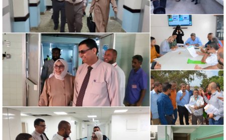 السباعي تطلع على سير العمل في عدد من المرافق الصحية بلحج