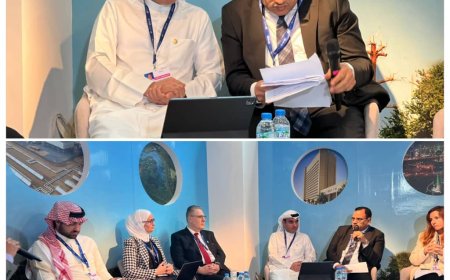 الوزير السقطري يشارك في حلقة نقاشية "الحلول المستدامة في التنمية الانسانية الطاقة- المياه - الغذاء"