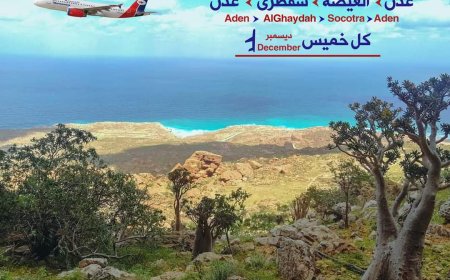 "استكشف جمال اليمن: الرحلات الجوية الجديدة تربط لأول مرة بين المهرة وسقطرى لتجربة فريدة ومثيرة"