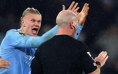 قصة "قرار الحكم الغريب" الذي أدخل هالاند في موجة غضب مخيفة