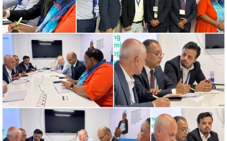 رئيس هيئة حماية البيئة الثعلبي في اجتماع مع الصندوق الاخضر لبحث فرص التمويلات لمشاريع التخفيف والتكيف