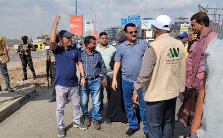 مدير عام المنصورة يدشن مشروع إعادة تأهيل قنوات تصريف مياه الأمطار بالطريق البحري