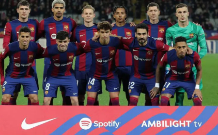 تشكيلة برشلونة المتوقعة اليوم ضد جيرونا في الدوري الإسباني 2023-24