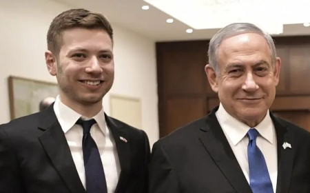 نجل نيتنياهو "يائير" يثير ضجة بتغريدة حول الاردن وفلسطين..