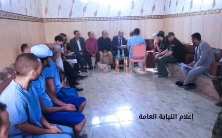 رئيس نيابة استئناف شمال عدن يتفقد السجن المركزي بالمنصورة