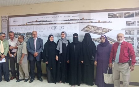 الجمعية الوطنية للبحث العلمي تشارك مؤسسة التراث اليافعي مناقشة مشروع المركز الثقافي الفني بعدن