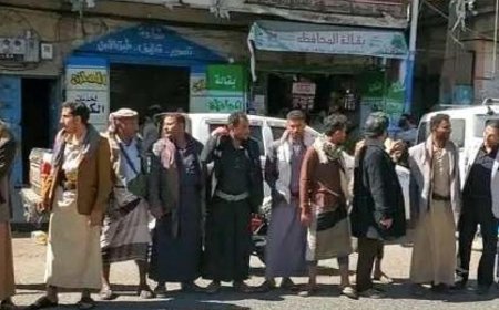 عقب مقتل شيخ قبلي.. تحرك قبلي ضد مليشيا الحوثي في إب (تفاصيل وبالصور)  