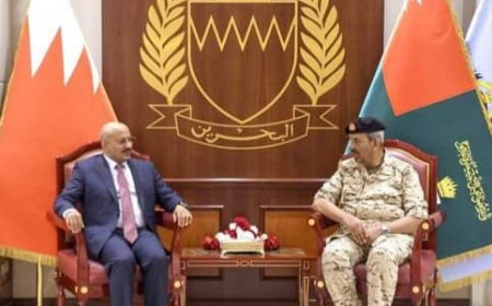 العميد طارق صالح يلتقي القائد العام لقوة دفاع البحرين