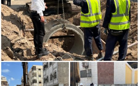 مدير عام صيرة يتفقد عدد من المرافق بالمديرية