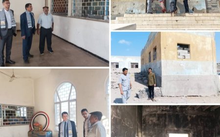 مدير عام الهيئة العامة للبريد بمحافظة تعز يتفقد فروع البريد في (ذو باب والمخا)