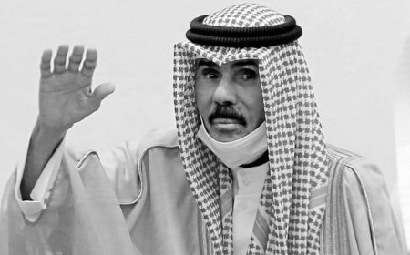 نائب رئيس الحراك الثوري بحضرموت'' بن عروة '' يعزي شعب دولة الكويت بوفاة صاحب السموالشيخ نواف الصباح أمير دولة الكويت الشقيقة