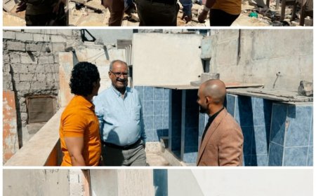 عدن/زيارات تفقدية لامين عام الانتقالي الجنوبي  ومدير عام  مديرية صيرة