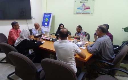 ادارة وحدة البرامج بعدن تحتضن اجتماع بين مركز البحوث والتطوير التربوي ومنظمة رعاية الأطفال