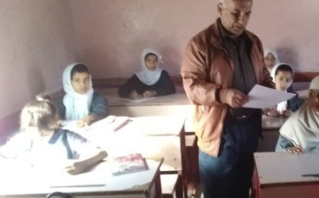 مدير تربية لودر يواصل تفقده سير اختبارات الفصل الدراسي الاول في مدارس المديرية